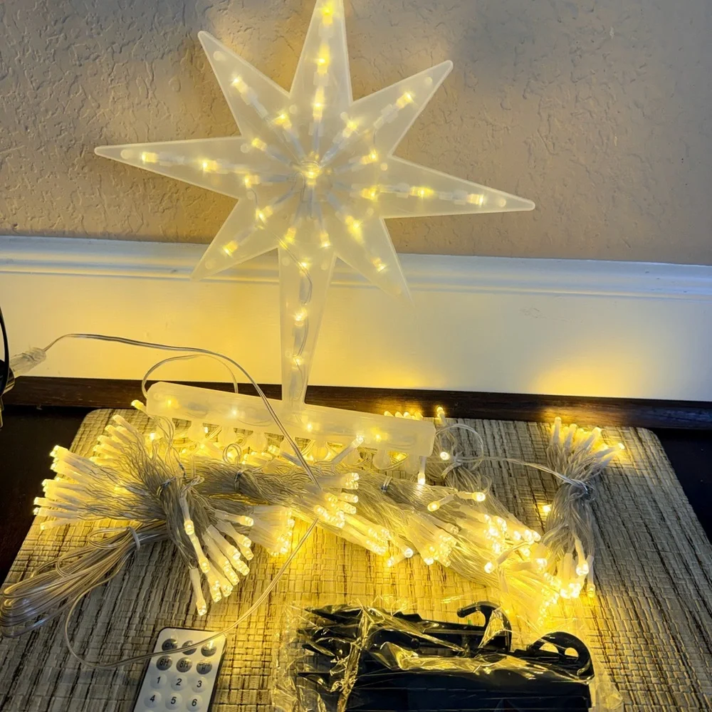 Multicolor LED Star Light Decoration with Remote Control